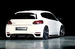 Volkswagen Scirocco Uyumlu Makyajsız Rieger Arka Ek (Plastik)
