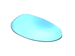 E90 3 Uyumlu Serisi İçin Uyumlu Ayna Camı (Isıtmalı - Asferik) - Sol - 51167145267