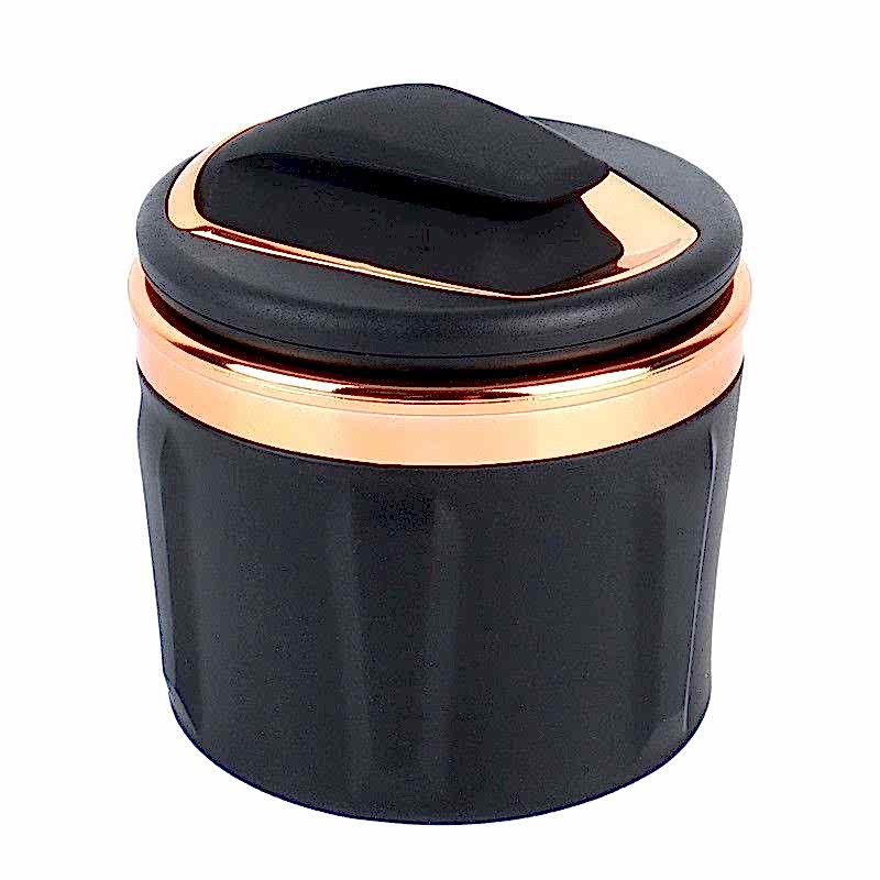 Işıklı Küllük Siyah-Altın Renkli / Icku48