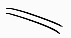 Üniversal Tavan Çıtası Siyah Parça