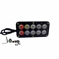 Offroad sis lambası kırmızı-mavi-beyaz -sarı çakarlı ( beyaz sarı çakarlı) /  LASS381