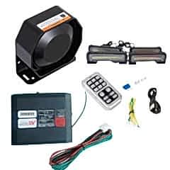 17 çakar fonksiyonlu 300w siren 4 çakarlı kırmızı-mavi-beyaz / SSSR55