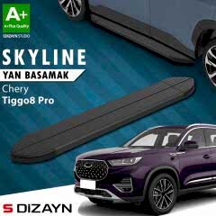 S-Dizayn Chery Tiggo8 Pro Skyline Siyah Yan Basamak 183 Cm 2022 Üzeri A+ Kalite