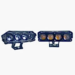 Offroad sis lambası set sarı beyaz - mavi gündüz ledli çakarlı 12.6 x 5 x 3.5 cm 12-60v /  LASS370