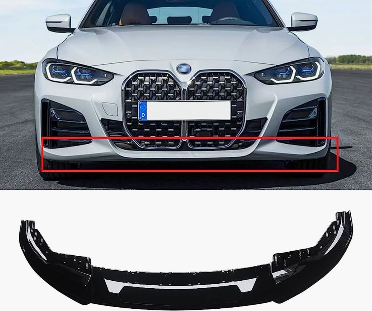 G26 4 Uyumlu Serisi İçin Uyumlu M Performans. Ön Lip (4 Kapı) Parça