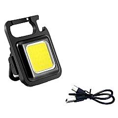 LED Işıklı Uyumlu Flash Özellikli 4 Modlu Cob Anahtarlık El Feneri/ Anah14 Parça