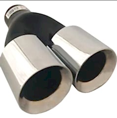 Egzoz Ucu 85'Lik Çiftli Aynalı Kromajlı / Eguc441A