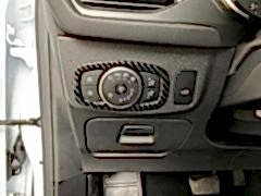 Ford Focus Uyumlu 2019+ Kontrol Panel Kaplama Karbon (ABS)