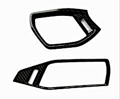 Ford Focus Uyumlu 2019+ Menfez Kaplama Karbon 2 Parça (ABS)