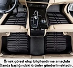 Renault Uyumlu Taliant 2021 Sonrası 5D Havuzlu Karbon Dizayn Paspas Seti
