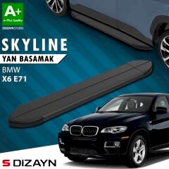 S-Dizayn Bmw X6 E71 Skyline Siyah Yan Basamak 193 Cm 2008-2014 A+ Kalite