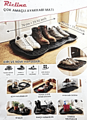 Çok Amaçlı Ayakkabı Matı Havuzlu Paspas