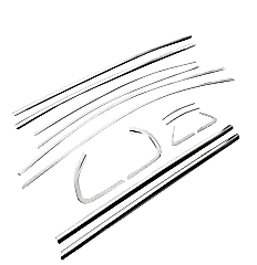 Renault Uyumlu Taliant 2021 Sonrası Cam Çerçevesi Paslanmaz Çelik