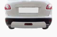 Nissan Qashqai Uyumlu J10 Arka Orta Tampon (Difüzör) (+2 Md. Uyumsuz) Fiber 2007-2013