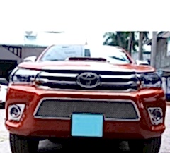 Toyota Hilux Uyumlu Sis Lambası Kapağı Krom 2016 Sonrası