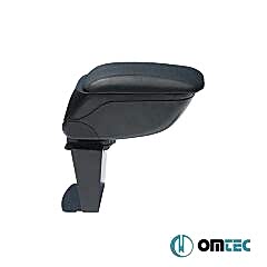 Ford Fiesta 2018-2023 Kol Dayama V1 (Suni Deri+ABS) Siyah