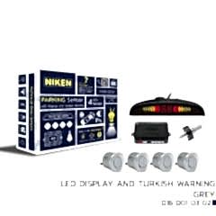 Niken Park Sensörü Led Ekran Ve Turkce Uyarı Gri