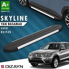 S-Dizayn Bmw X3 F25 Skyline Aluminyum Yan Basamak 193 Cm 2010-2017 A+ Kalite