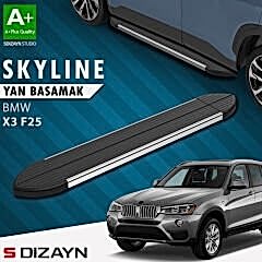 S-Dizayn Bmw X3 F25 Skyline Krom Yan Basamak 193 Cm 2010-2017 A+ Kalite
