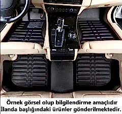 Dacia Logan 2023 Sonrası 5D Havuzlu Karbon Dizayn Paspas Seti