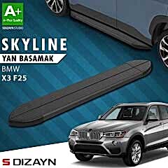 S-Dizayn Bmw X3 F25 Skyline Siyah Yan Basamak 193 Cm 2010-2017 A+ Kalite