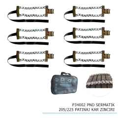 Pnd Sermatik Uyumlu 205/225 Patinaj Kar Zinciri