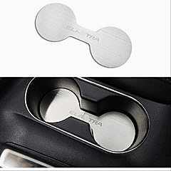 Hyundai Elantra Uyumlu 2016-2019 Bardaklık İç Kaplama Silver