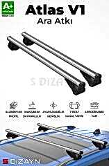 S-Dizayn Bmw X5 S-Bar Atlas V1 Ara Atkı Tavan Taşıyıcı Barı Gri 140 Cm 2007-2013 A+ Kalite