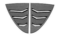 Mercedes W118 Uyumlu Cla 2020+ Kelebek Cam Kaplama - Karbon