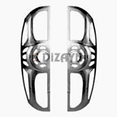 S-Dizayn Fiat Doblo Abs Krom Stop Çerçevesi 2 Prç 2010-2015