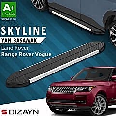 S-Dizayn Land Rover Rover Range Rover Vogue 3 Skyline Aluminyum Yan Basamak 193 Cm 2013 Üzeri A+ Kalite