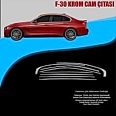 Bmw 3 Serisi F30 2011-2019 Arası Uyumlu Krom Cam Çerçevesi 8 Parça (2012-2018)