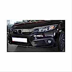 Honda Civic Uyumlu Fc5 2016-2020 Ön Tampon Alt Nikelajı Tekli