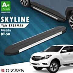 S-Dizayn Mazda BT-50 Pick-Up Skyline Krom Yan Basamak 193 Cm 2006-2012 A+ Kalite