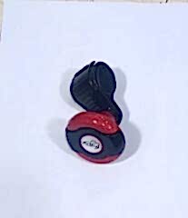 Kırmızı-Siyah Dönebilen Vites Topuzu Karakter Stickerlı