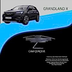 Opel Grandland X Krom Cam Çerçevesi 12 Parça (2017+)