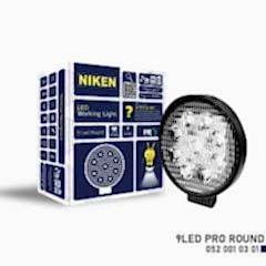 Niken Çalışma Lambası Pro 9 Ledli Yuvarlak