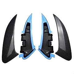 Mercedes W177 Uyumlu A Serisi 2019+ Ön Tampon Yan Bıçakları - 2 Parça - Karbon