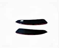 Mercedes W177 Uyumlu A Serisi 2019+ Ön Tampon Yan Bıçakları - 2 Parça - Piano Black