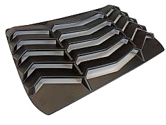 Honda Civic Uyumlu Fc5 2016-2020 Arka Cam Kaplama (Cam Vızoru)