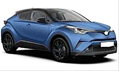 Toyota C-Hr Uyumlu 2016-2019 Ayna Kapağı Piano Black