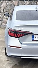 2022+ Civic Uyumlu Modern Line LED Stop - Kırmızı/Smoke Parça