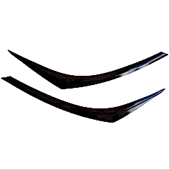 Toyota C-Hr Uyumlu 2016-2019 Far Kası - Piano Black (2 Parça)