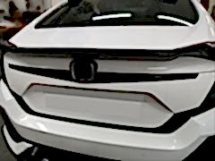 Honda Civic Uyumlu Fc5 2016-2020 Bagaj Arma Çıtası Piano Black