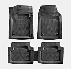 Dacia Lodgy Uyumlu Havuzlu Universal Paspas Krom Gri Renk Parça