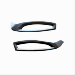 Toyota C-Hr Uyumlu 2016-2019 Göğüslük Menfez Kaplama - Silver