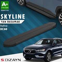 S-Dizayn Volvo Xc60 2 Skyline Siyah Yan Basamak 193 Cm 2017-2023 A+ Kalite
