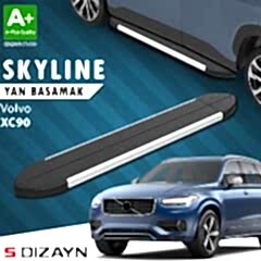 S-Dizayn Volvo XC90 2 Skyline Aluminyum Yan Basamak 193 Cm 2015-2019 A+ Kalite