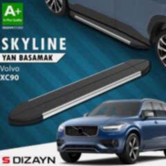 S-Dizayn Volvo XC90 2 Skyline Krom Yan Basamak 193 Cm 2015-2019 A+ Kalite