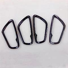 Honda Civic Uyumlu Fc5 2016-2020 İç Kapı Kolu Çerçevesi Karbon İnce